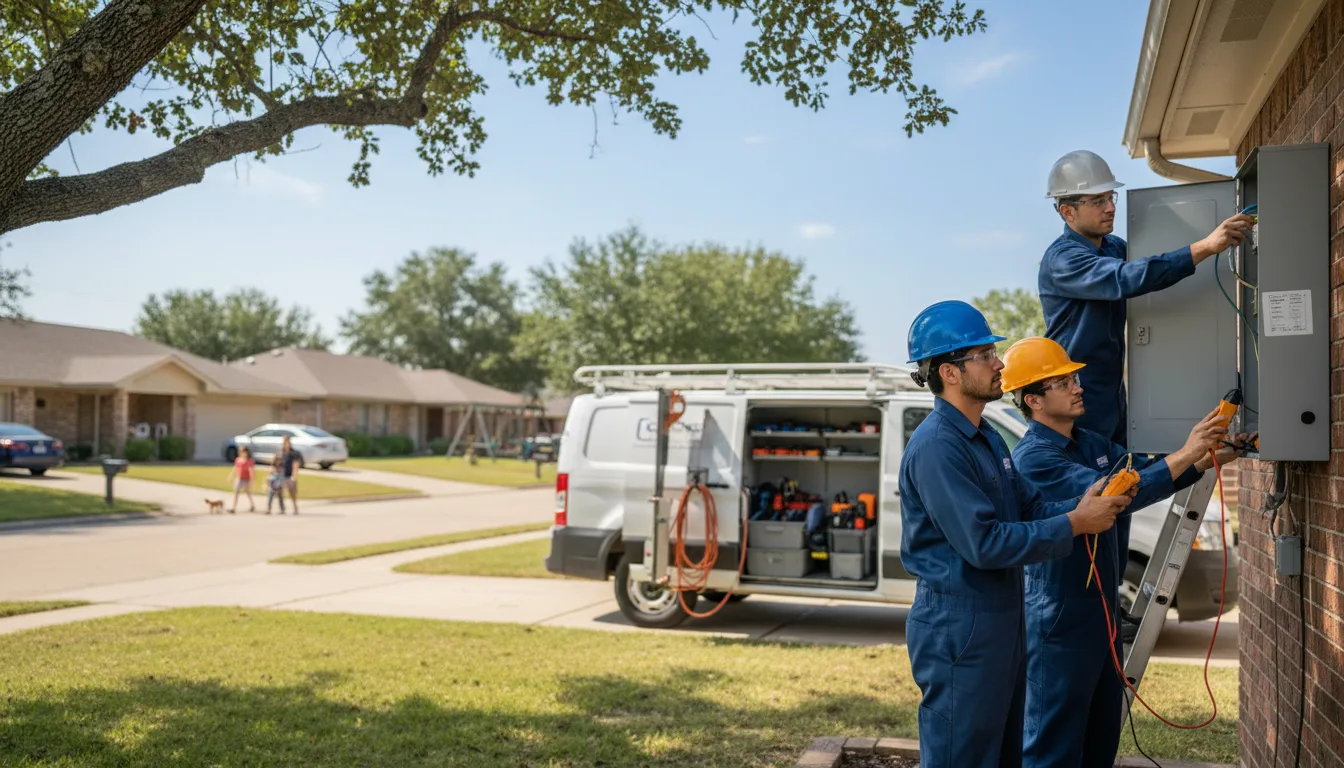 Certified electrician providing emergency electrical services in Brewster, OH
